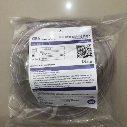 Masker Oksigen Non Rebreathing Mask Bayi/Infant
