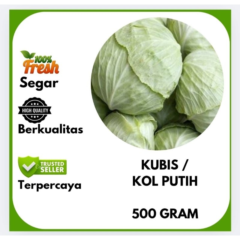 

KUBIS / KOL POTONG | 500 GRAM | Bahan Dapur .id