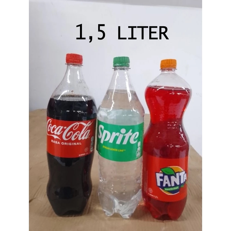 

Coca cola coke Fanta Sprite 1500ml 1.5 liter 1.5L