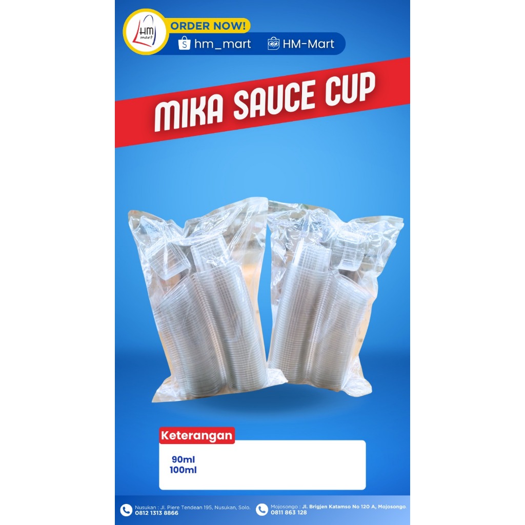 Mika Saus/Mika Sauce Cup 100ml