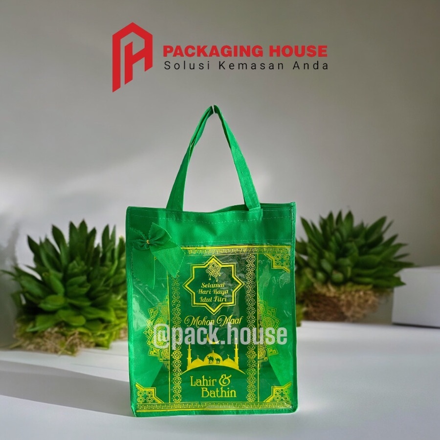 

Tas Mika Idul Fitri | 1 LUSIN | Tas Spunbond Idul Fitri 30x14x38 cm | Tas Mika Lebaran | Tas Hampers Lebaran |