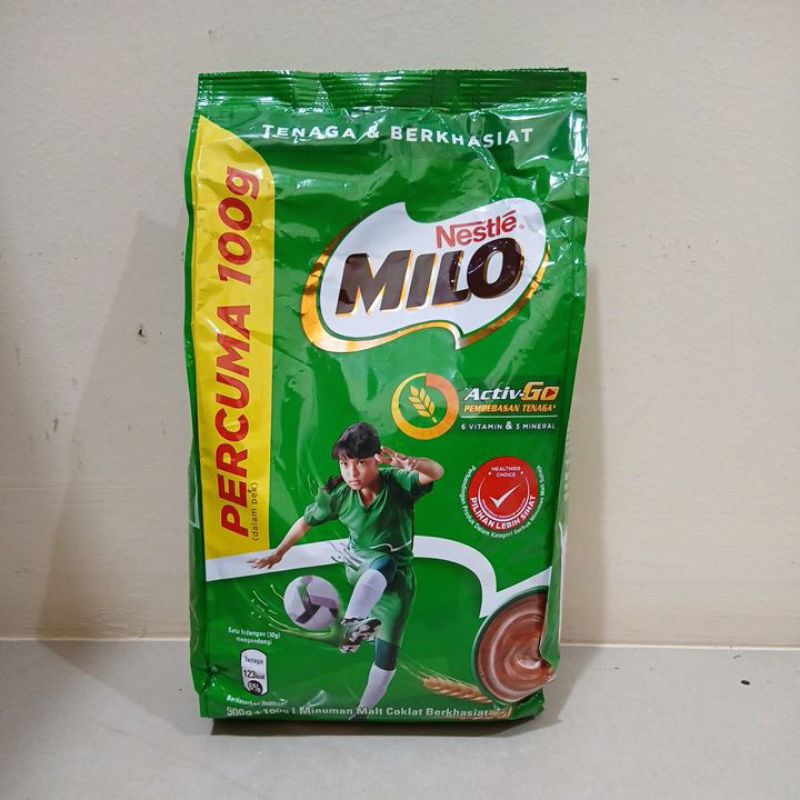

MILO ACTIVE GO 1 KG (900 GR FREE 100GR)