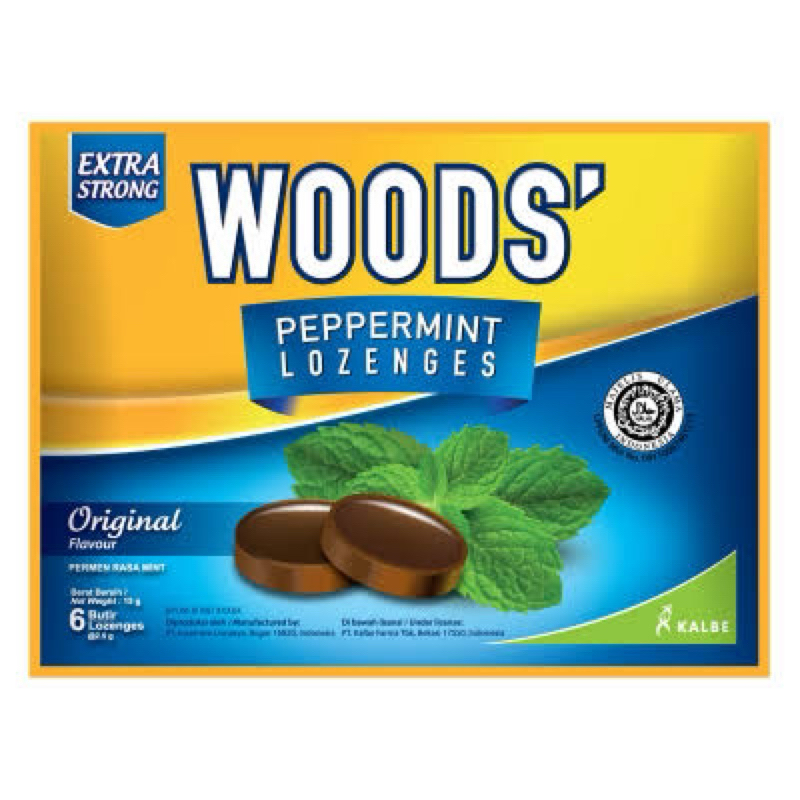 

Woods Lozenges Original Extra Strong 6 Butir