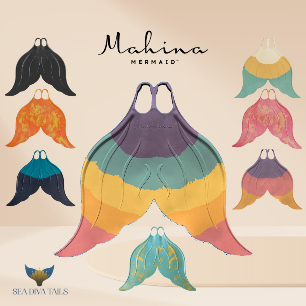 Mahina Mermaid Fin / Ekor Mermaid / Fin Mermaid / Fin Duyung / Kaki Duyung / Kaki Putri Duyung / Ren
