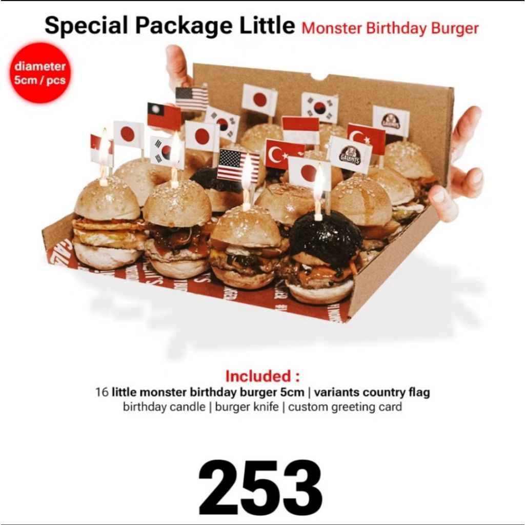 

Little Monster Birthday Burger
