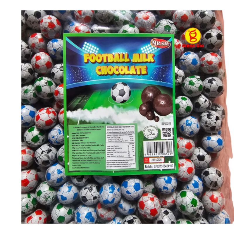 

Nycyta Home Coklat Susu Football Milk Chocolate Mr.Sif Pak 1 Kg