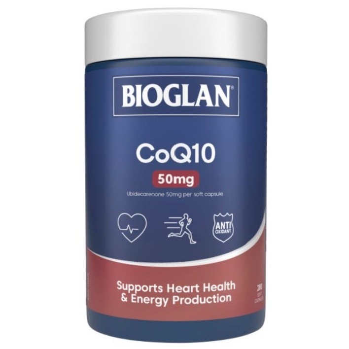 Bioglan Coq10 50mg 200 capsules