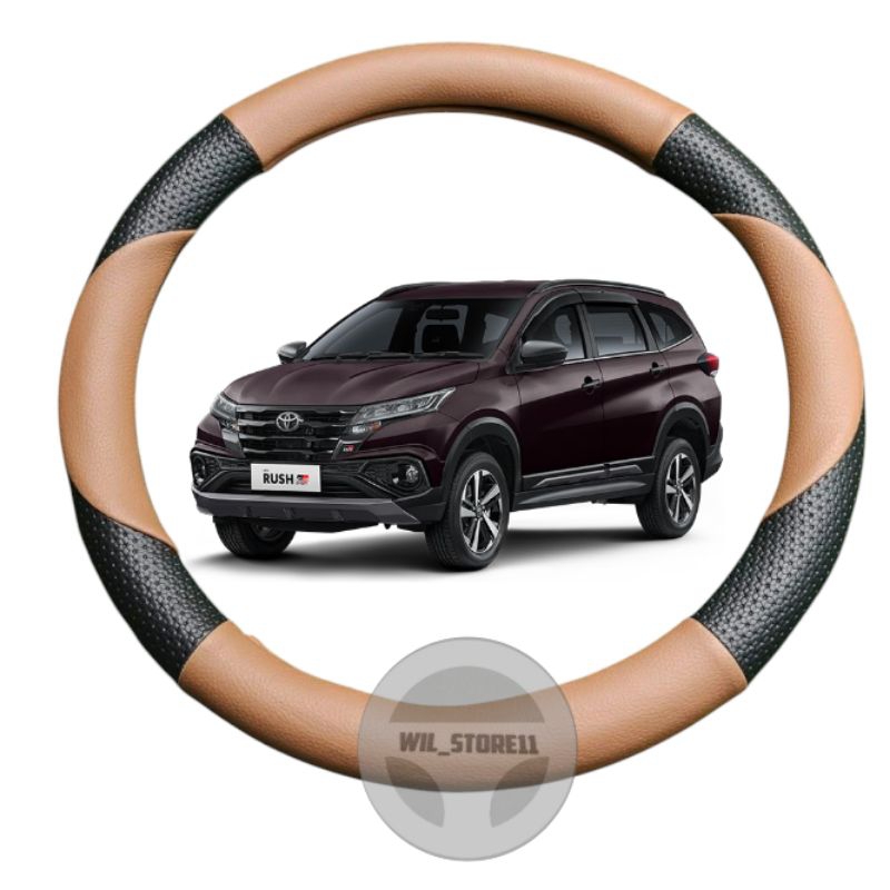Sarung Stir Mobil Toyota Rush , Cover Stir Mobil Rush