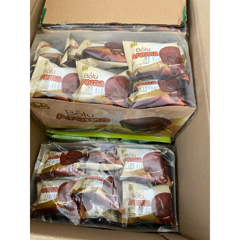 

BOLU AROMA RASA COKELAT & PANDAN - Isi 24pcs