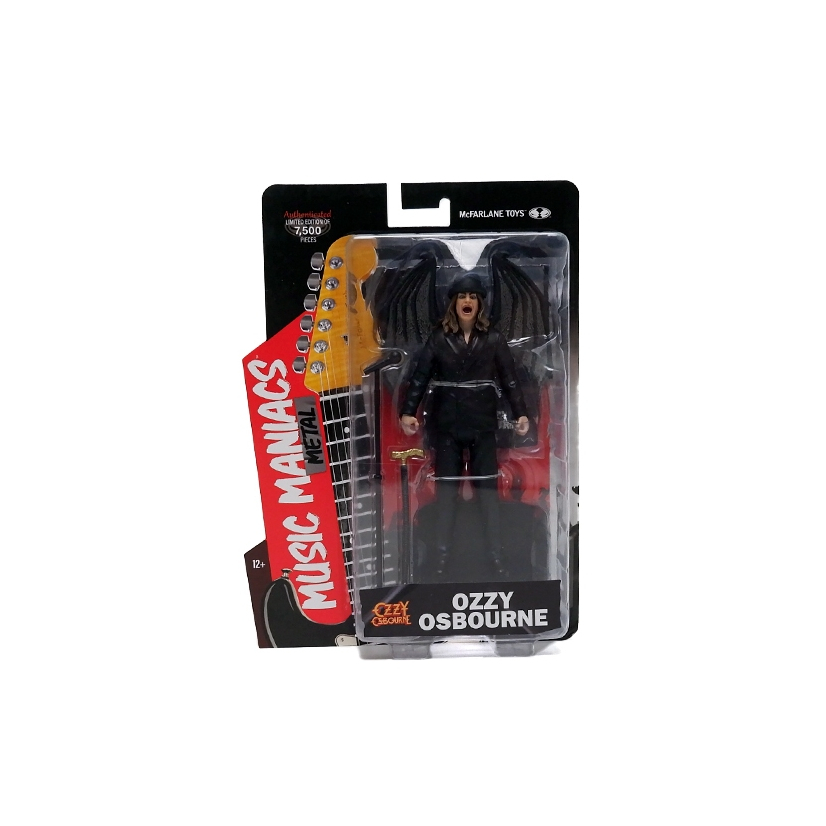 McFarlane Toys Music Manics Metal Ozzy Osbourne Limited edition of 7,500 Ordinary Man 6" Figure