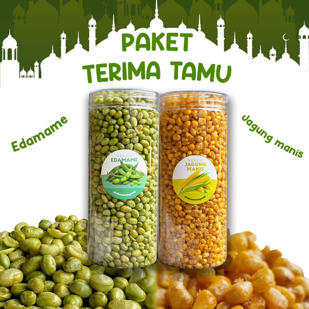 

PAKET TERIMA TAMU | Keripik Edamame + Jagung Manis Premium