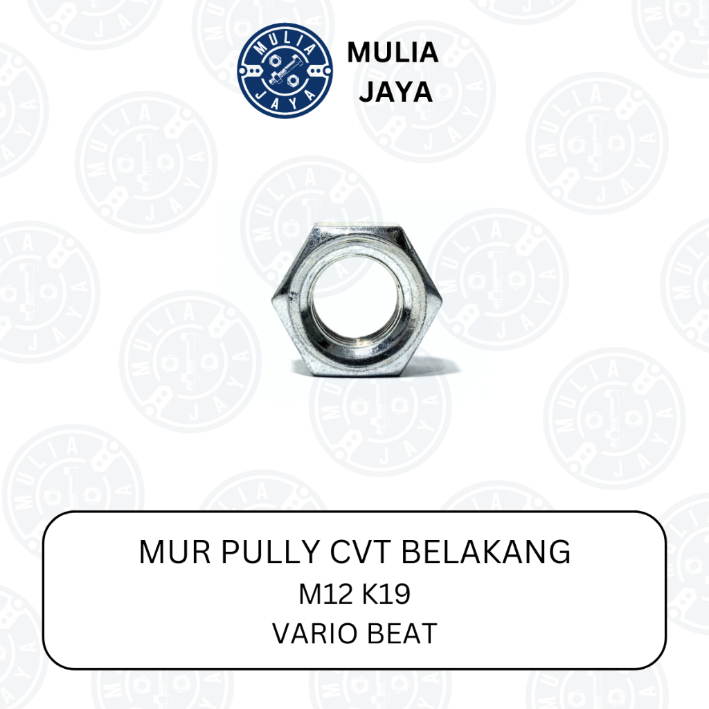 MUR PULLY CVT RUMAH ROLLER BELAKANG BEAT VARIO M12 KUNCI 19
