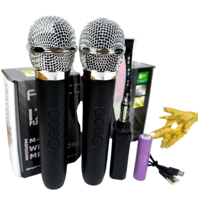 Mic wireless FLECO 2MIC M-2022/Microphone FLECO wireless M-2022
