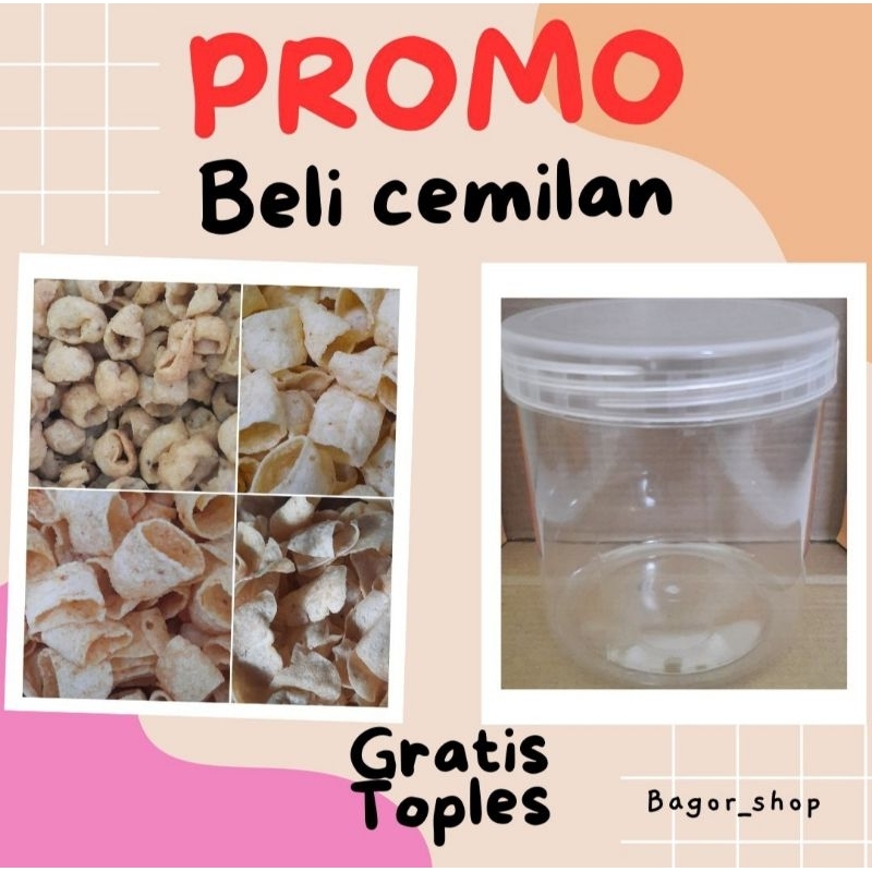 

Beli Cemilan Gratis Toples