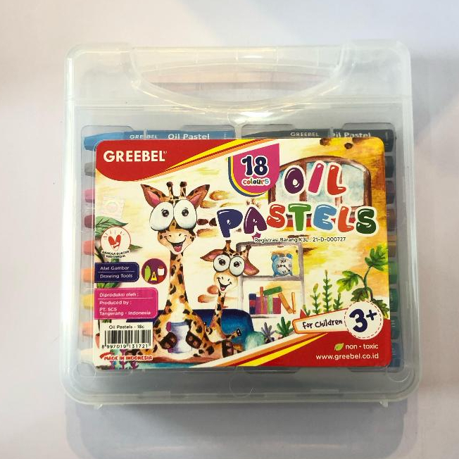 

OIL PASTEL GREEBEL 18 WARNA