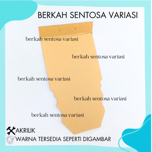 MUDFLAP AKRILIK SONIC MIKA AKRILIK PELINDUNG SHOCK BELAKANG SONIC