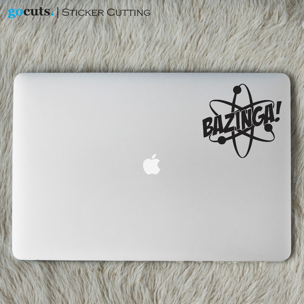 

Stiker Laptop BAZINGA Cutting Sticker Aksesoris