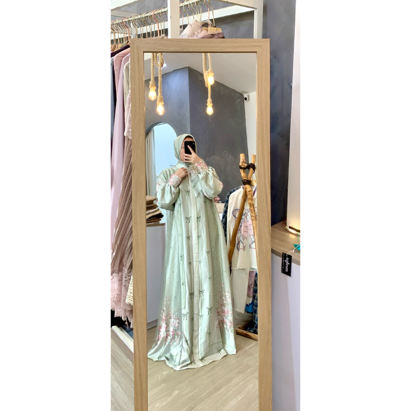 Gamis outer set hijab premium