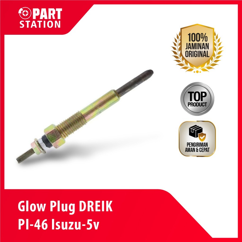 BUSI PEMANAS GLOW PLUG PI- 46 IZUSU-5V