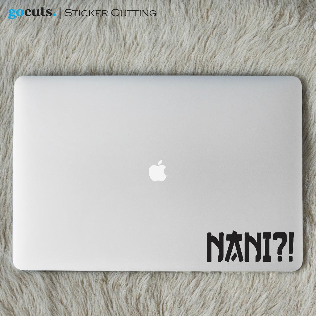 

Stiker Laptop NANI Cutting Sticker Custom