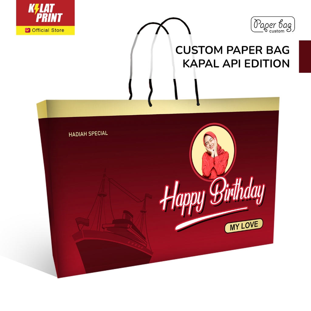 

Paper Bag Kado Custom Ala Kapal Api Edition