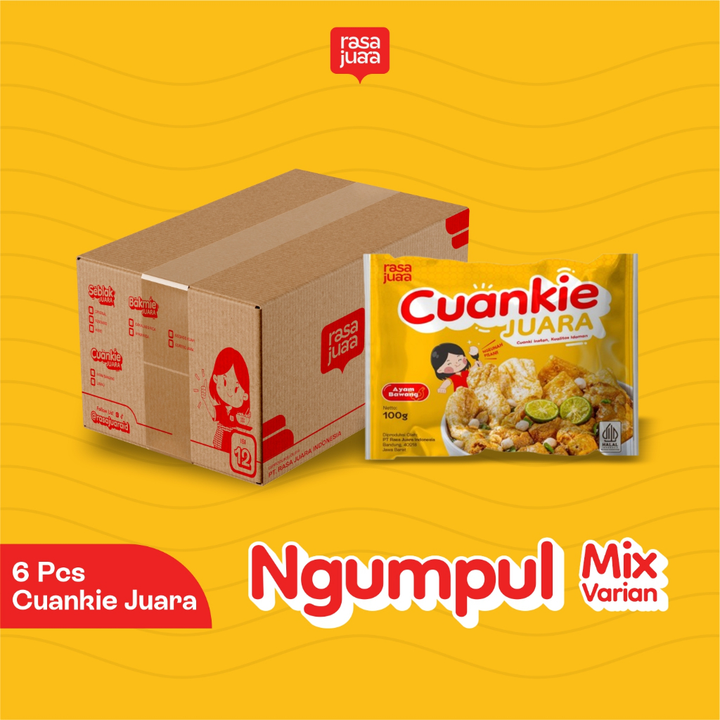 

Rasa Juara - Paket Ngumpul 6 Pcs Cuankie Juara