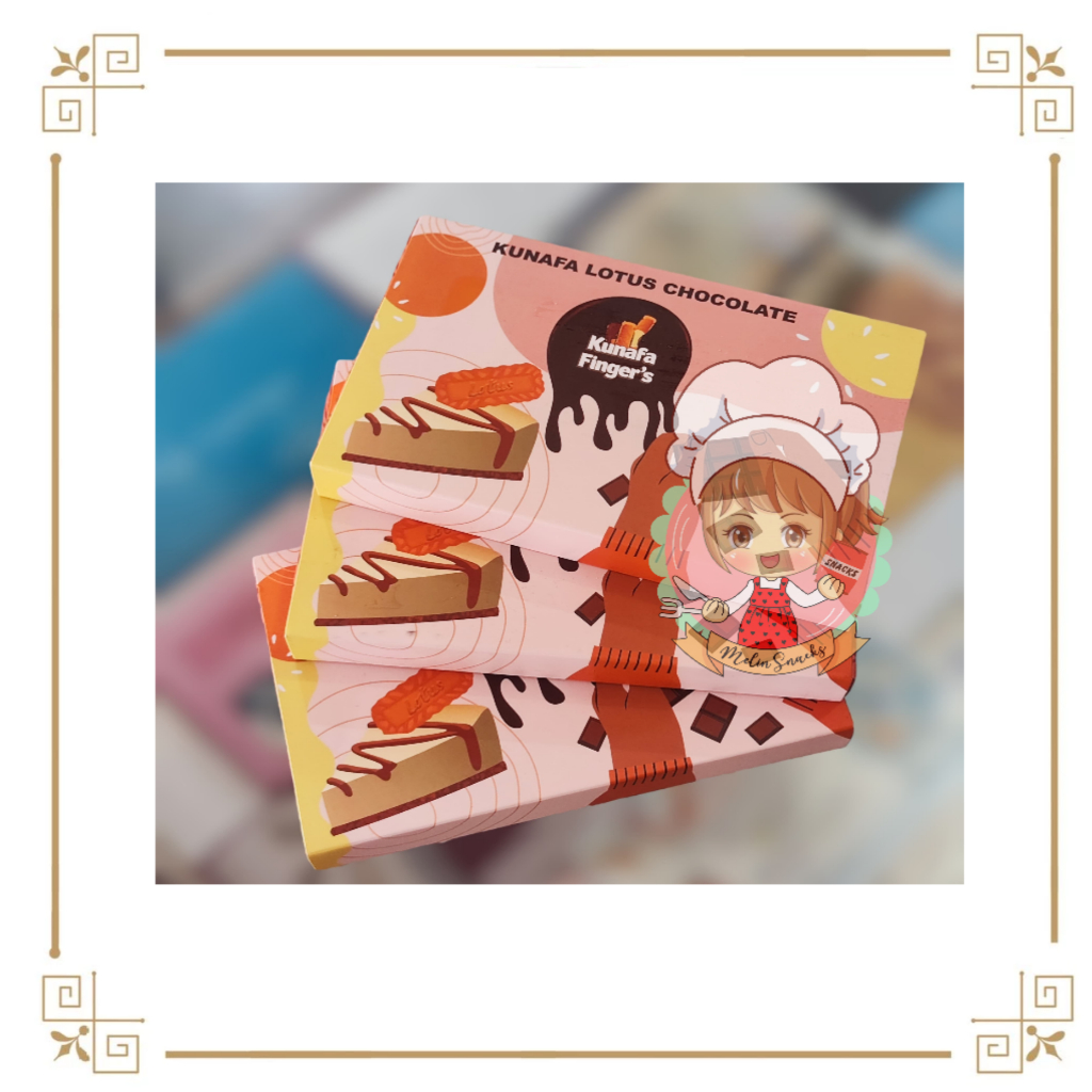 

[READY ] Kunafa Finger's Chocolat Bar COKLAT kunafa coklat dubai chocolate malaysia rasa LOTUS