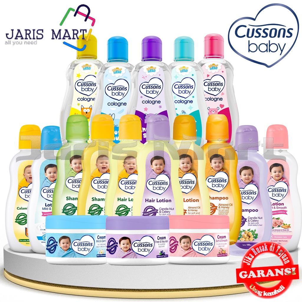 Cussons Baby Series | Skincare Bayi | Cream | Hair Lotion | Cologne | Shampoo| Body Wash | Lotion