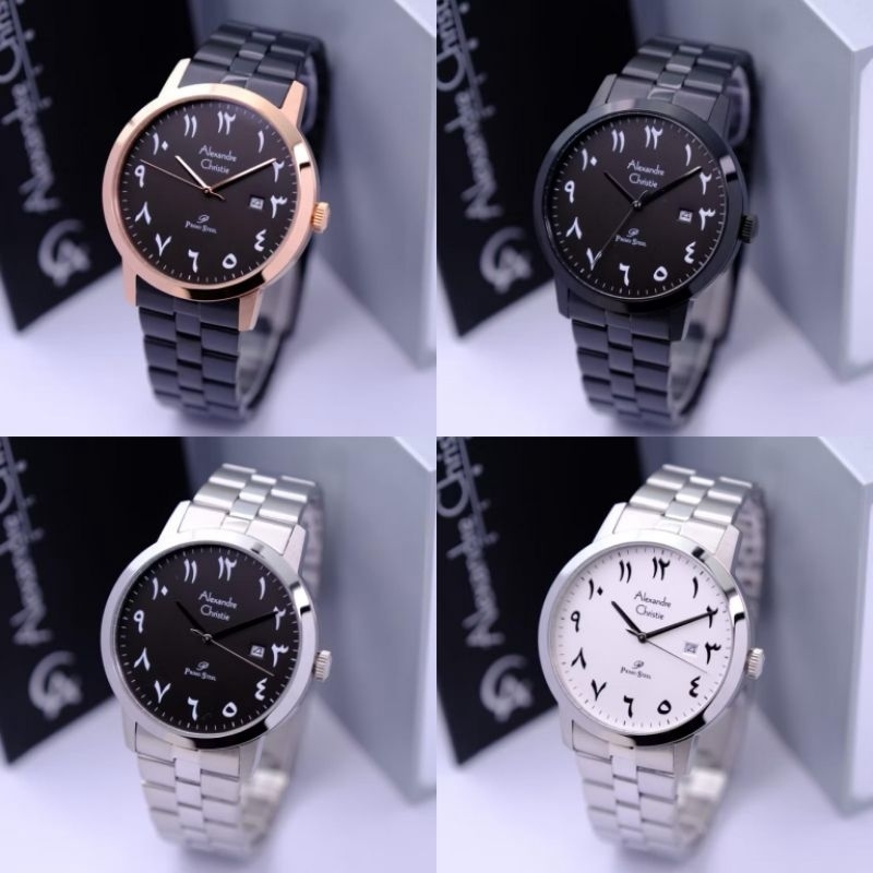 Terbaru Jam Tangan Pria Alexandre Christie 1007 AC1007 Angka Arab [ORIGINAL]
