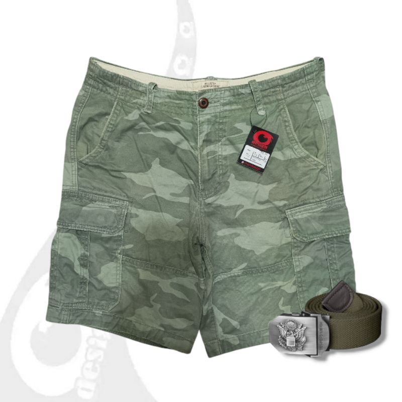 vintage celana pendek cargo hollister size 34 / 35