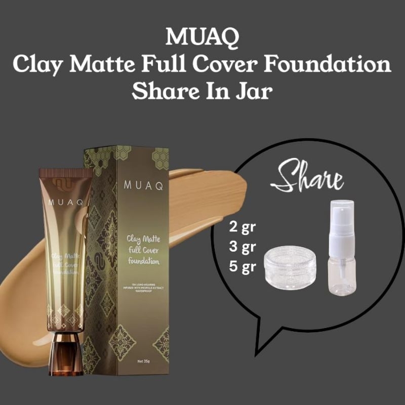 [SHARE] Muaq Clay Matte Full Cover Foundation