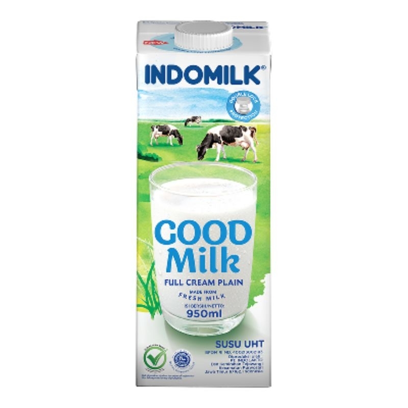 

INDOMILK | Susu UHT | Full Cream Kotak | 950 ML