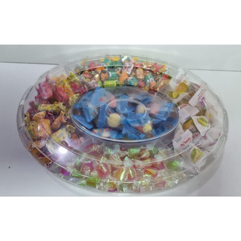 

Permen rasa/ candy 5 sekat mix oval. PROMO