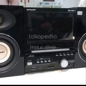 minami dvd,cd,usb,memorycard player compo 2 speaker.baru stok lama