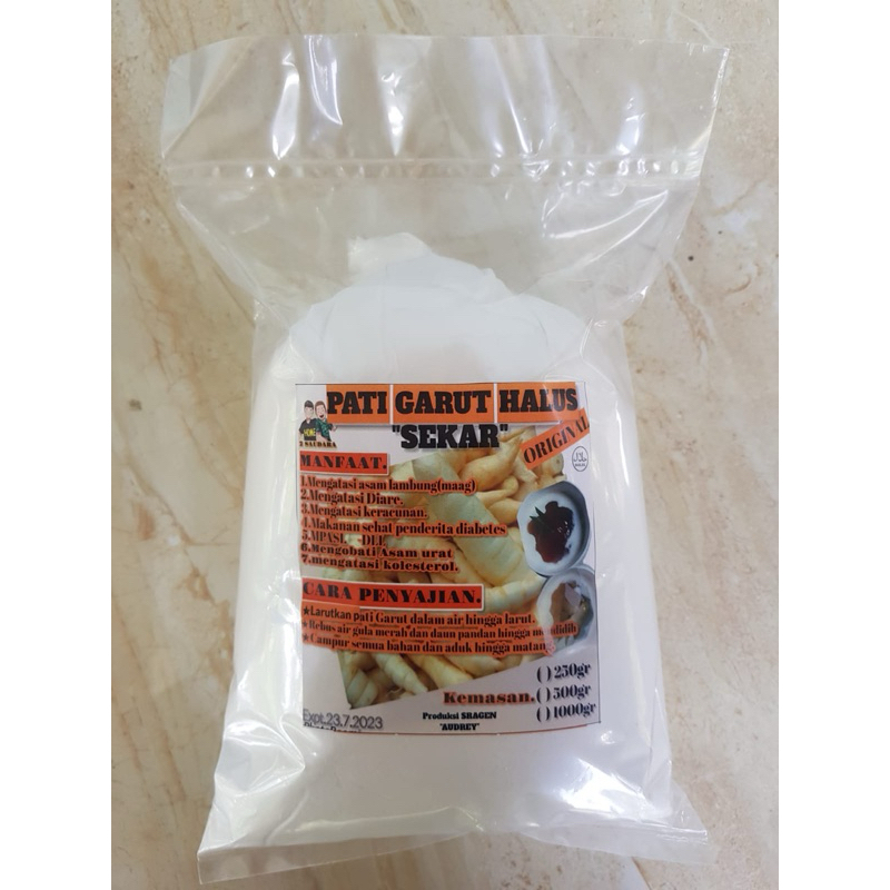 

Tepung garut/ Tepung pati garut/tepung garut obat asam lambung/ tepung irut/ herbal asamlambung/ obat maag// SEKAR