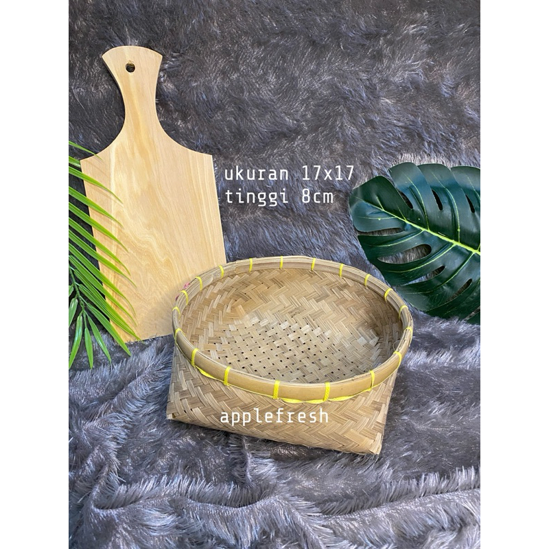 Jual dunak ukuran 17x17|Wakul nasi bambu|Jual dunak bambu murah