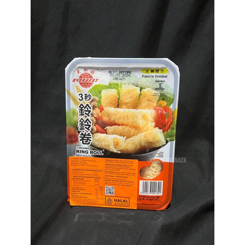 

READY INSTANT everbest ringroll / wonderbean curd / kulit tahu hotpot instant