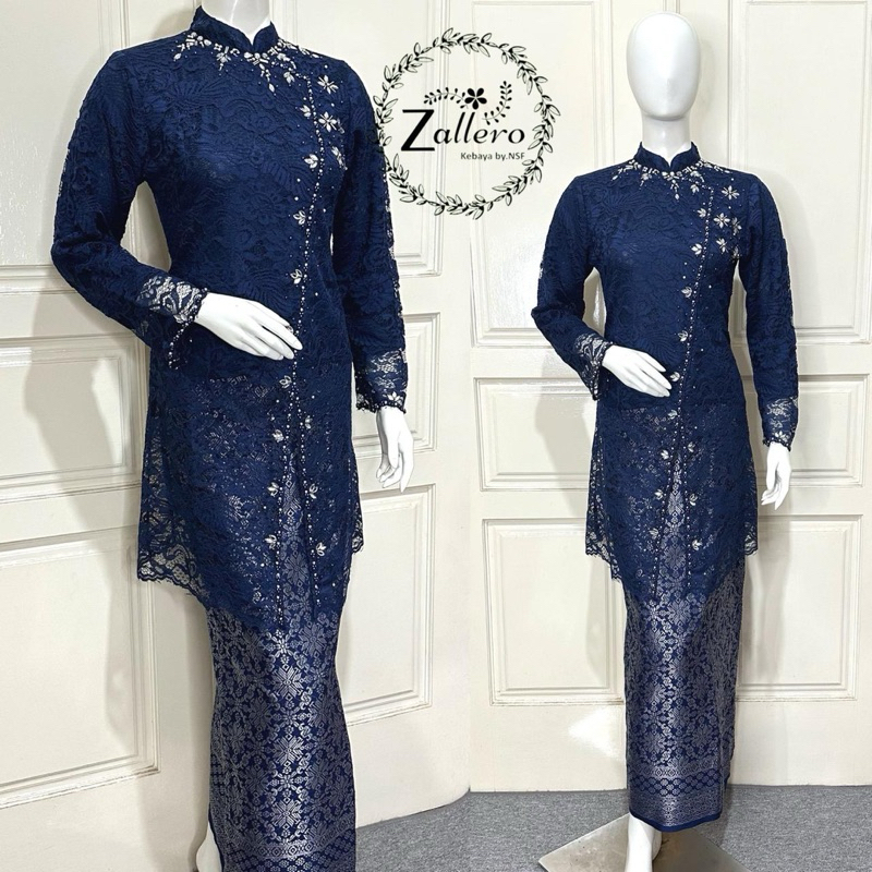 ZL- KEBAYA MODERN JANGGAN BROKAT MIX SONGKET - KEBAYA PAYET MODERN - KEBAYA BUSUI MODERN - KEBAYA PE