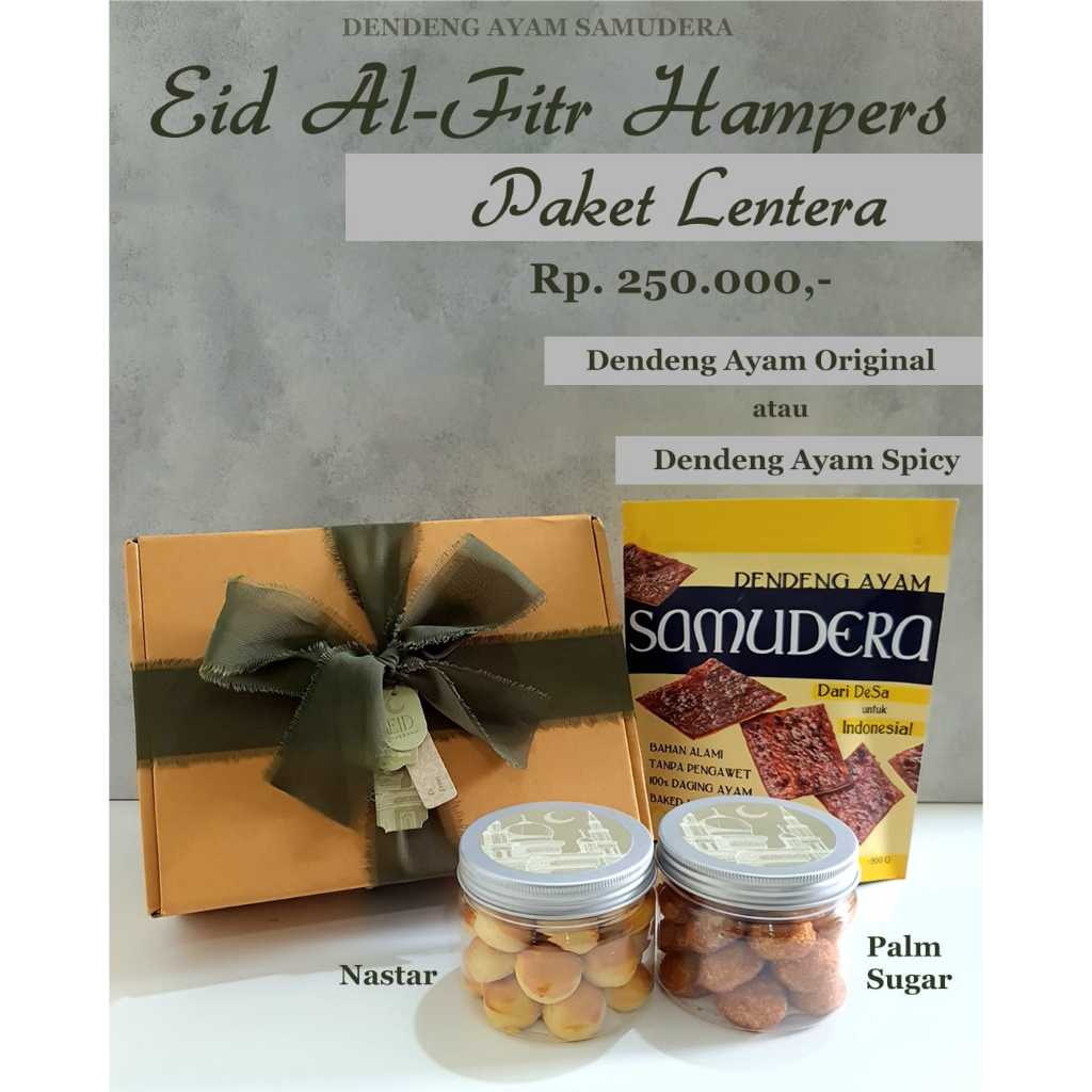 

Paket Lentera - Hampers Lebaran Dendeng Ayam Samudera