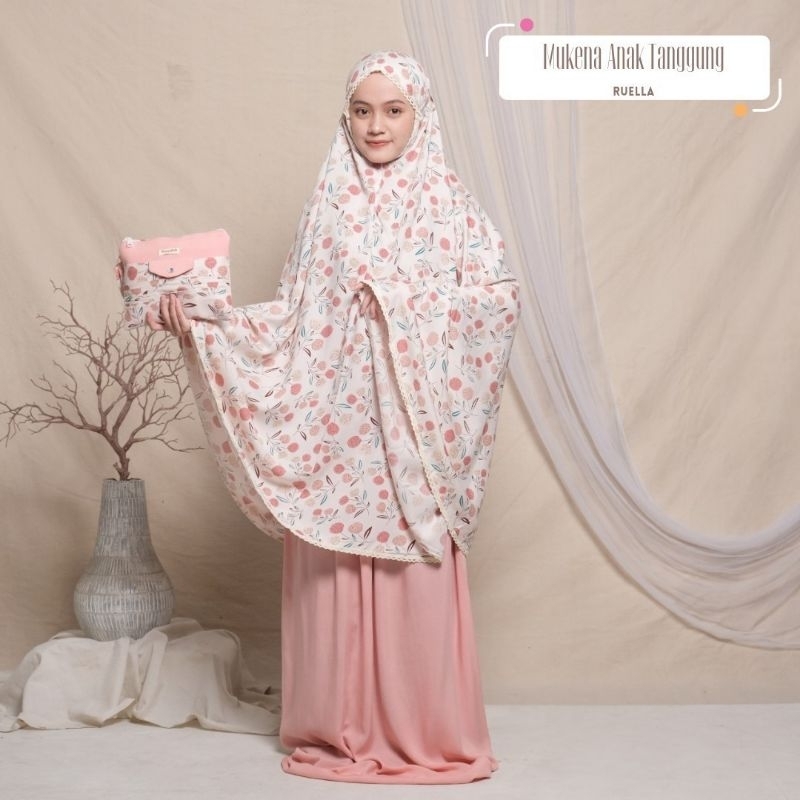 Mukena Anak Tanggung Resleting Dagu