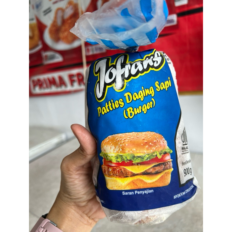 

Jofrans Patties sapi 900 gram
