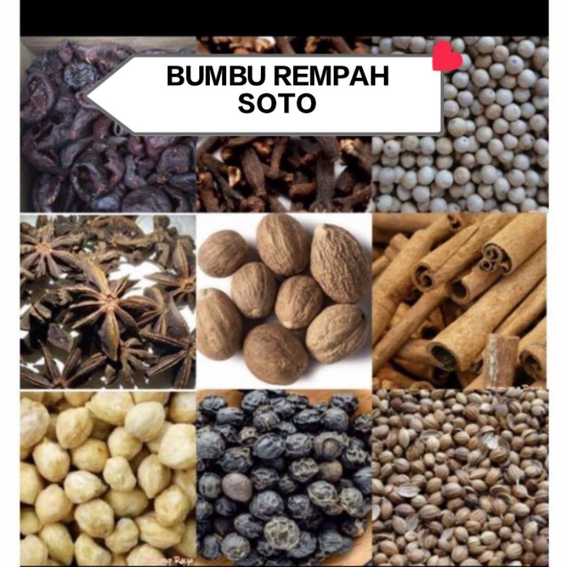 

BUMBU REMPAH SOTO/BUMBU DAPUR SOTO/REMPAH SOTO SASET