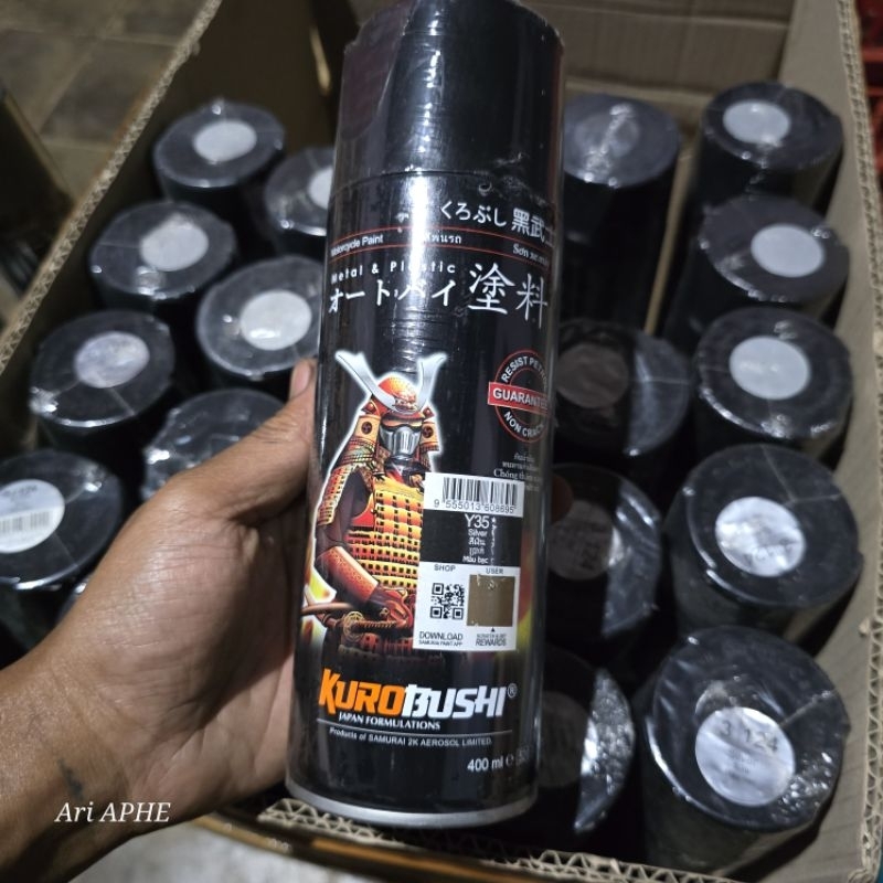 PROMO Samurai Paint Silver Y35 silver yamaha 400 ml - cat semprot