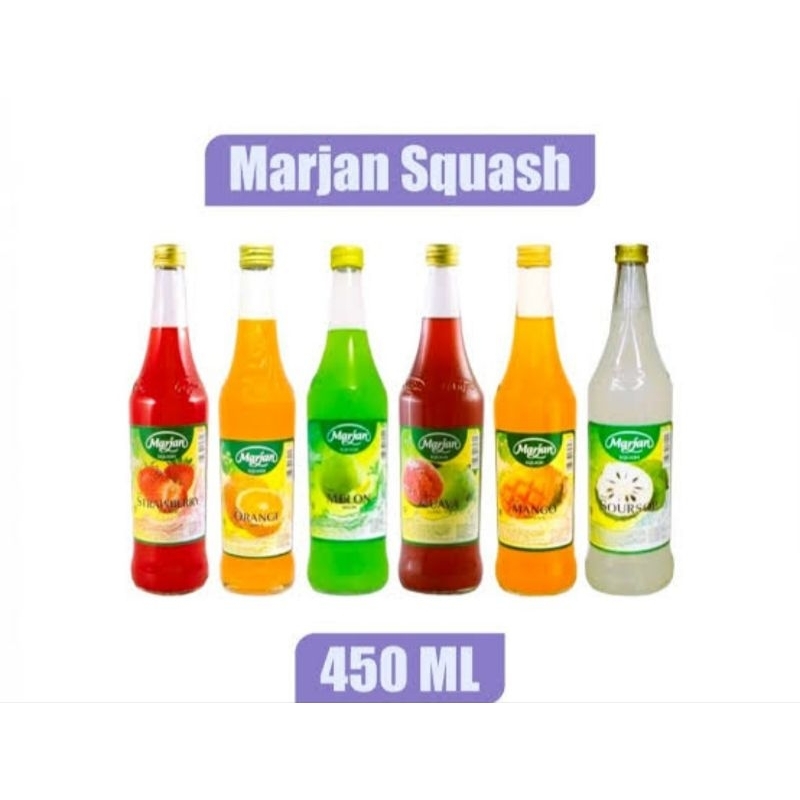 

MARJAN SQUASH [ 12x 450 ml ] / INSTANT ONLY