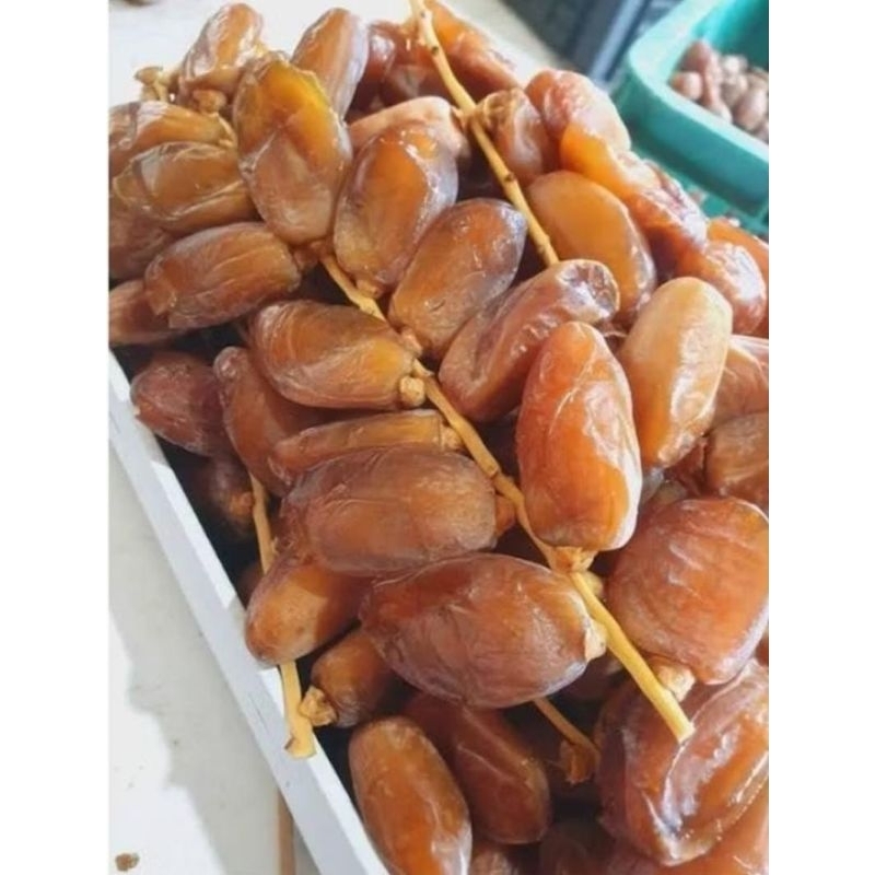 

Kurma Tunisia tangkai premium 500gram fresh dates