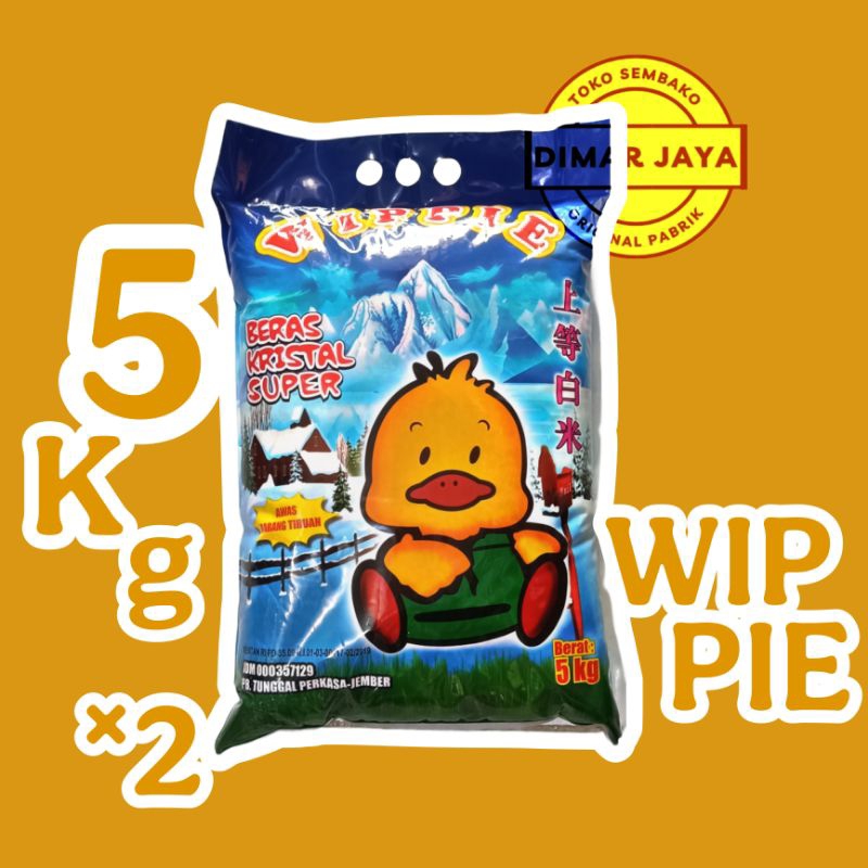 

Beras Wippie Premium 10 Kg (Kemasan 5Kg × 2)