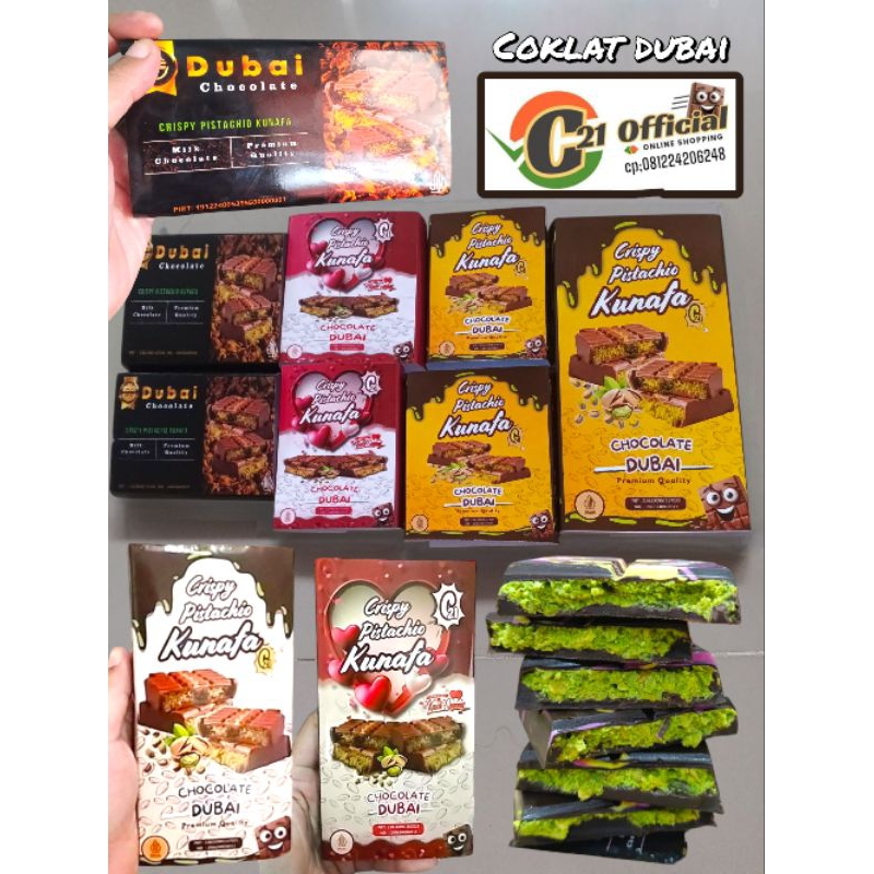 

DUBAI CHOCOLATE PREMIUM MILK / COKLAT DUBAII PREMIUM / COKLAT ARAB