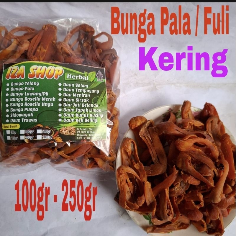 

Bunga Pala / fuli kering 250gr