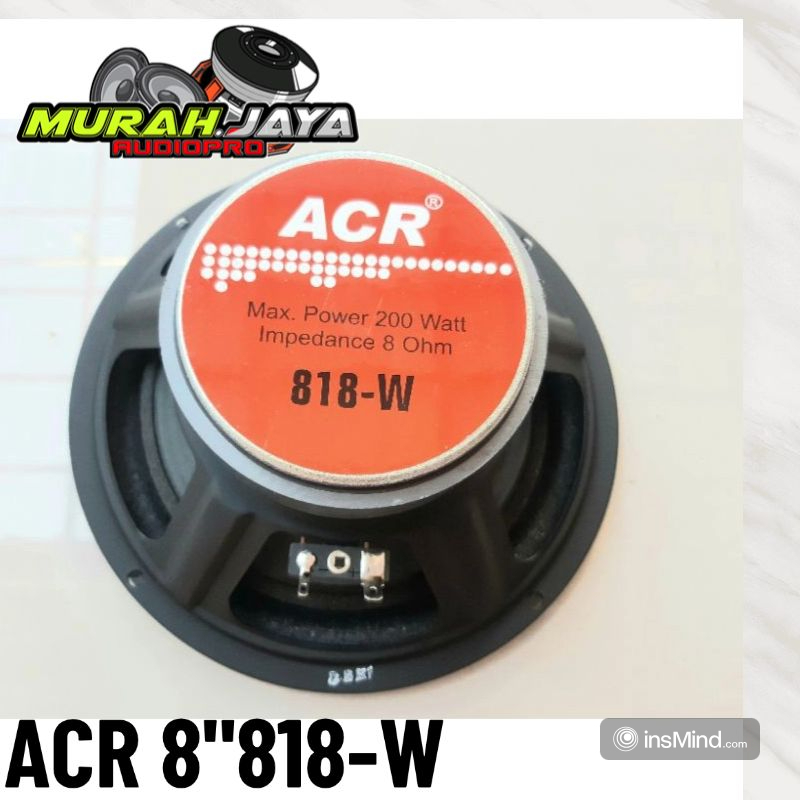 Speaker Woofer 8 inch ACR 818-W / Speaker Woofer ACR 8" 818 200W