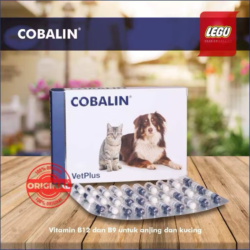 VetPlus Cobalin, Vitamin B12 dan B9 Anjing dan Kucing